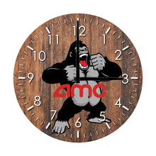 Load image into Gallery viewer, AMC Apes Wood Wall Clock - Walnut Edition
